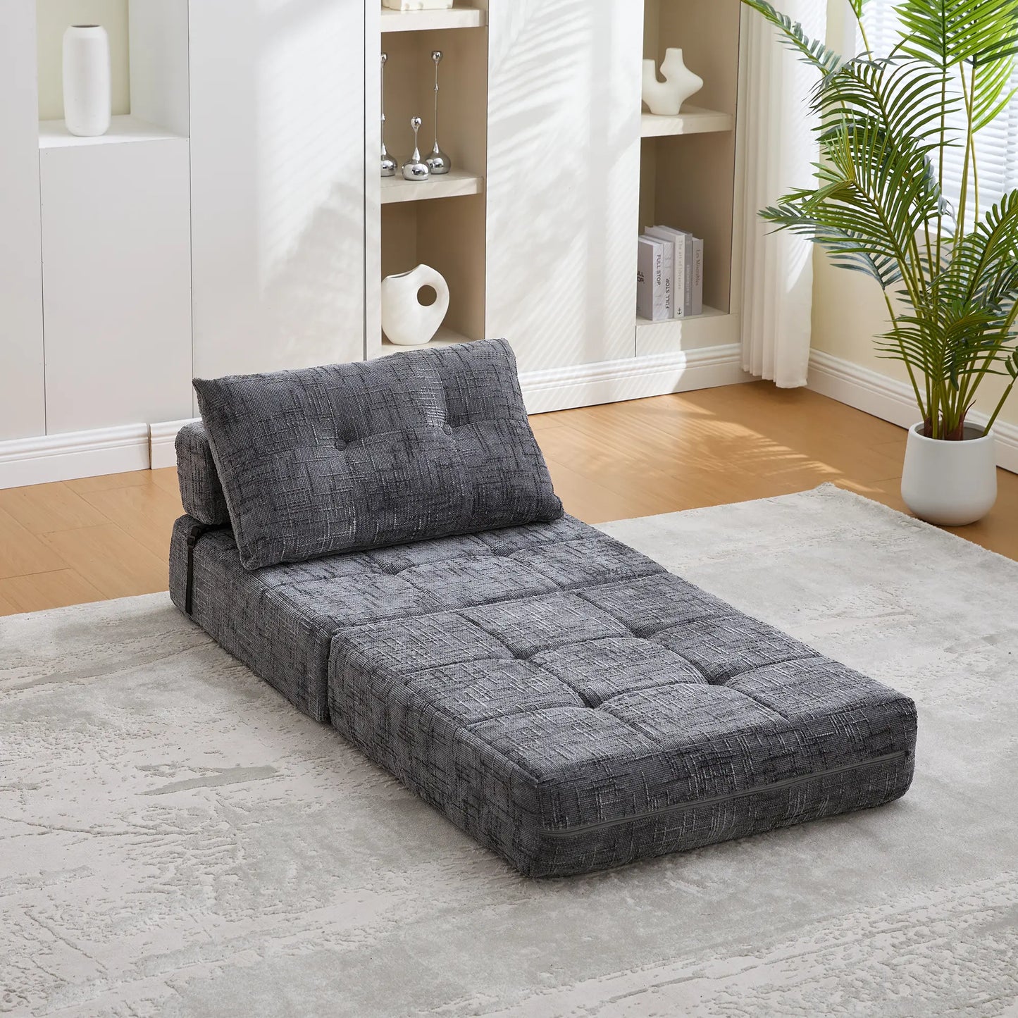 Chauffeuse Convertible SOVO — Gris Clair